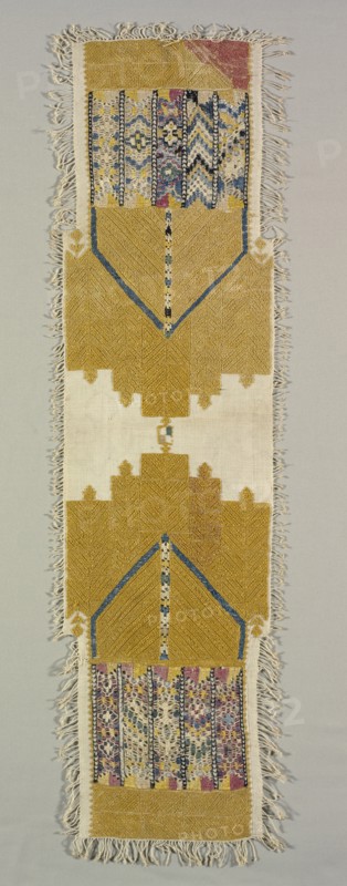 Embroidered Band for Curtain, 1800s. Creator: Unknown.
