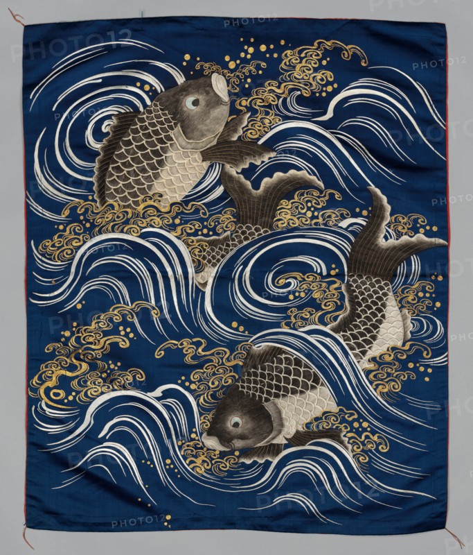 Embroidered Fukusa, late 1800s-early 1900s. Creator: Unknown.