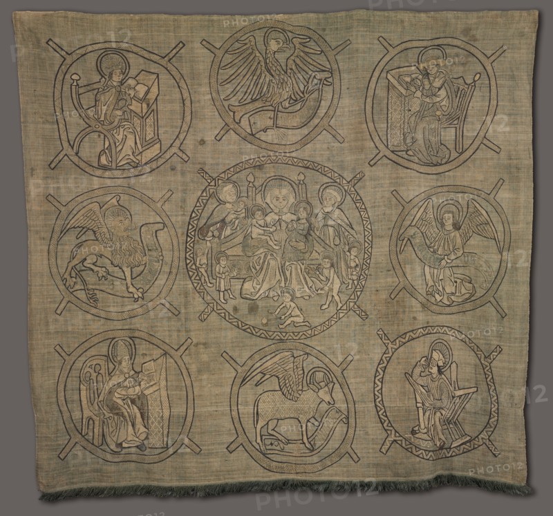 Embroidered Panel: Holy Kinship, 1500s. Creator: Unknown.