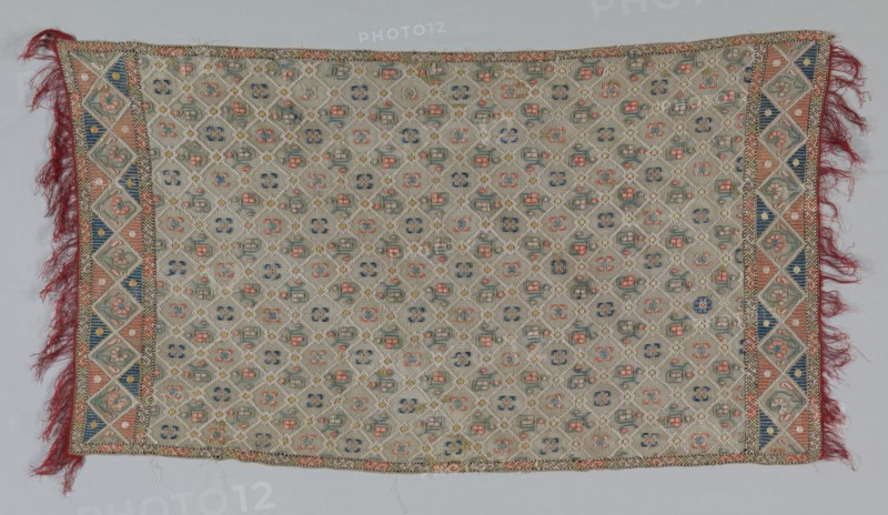 Embroidered Shawl (?), 18th-19th century. Creator: Unknown.