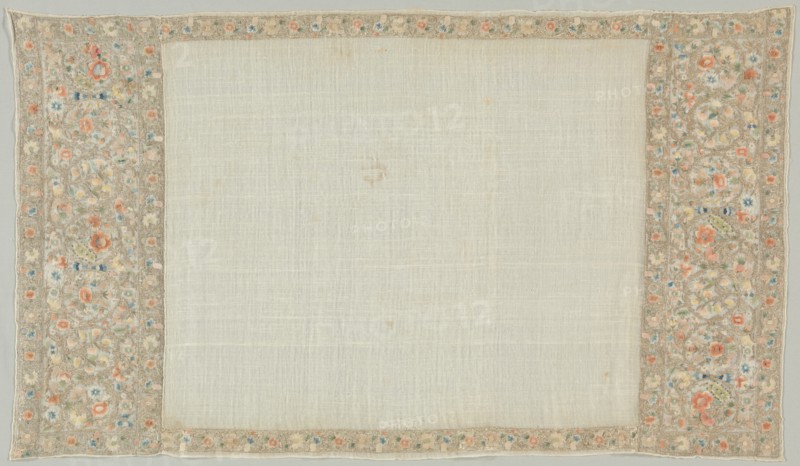 Embroidered Towel (Peshkir), 18th-19th century. Creator: Unknown.