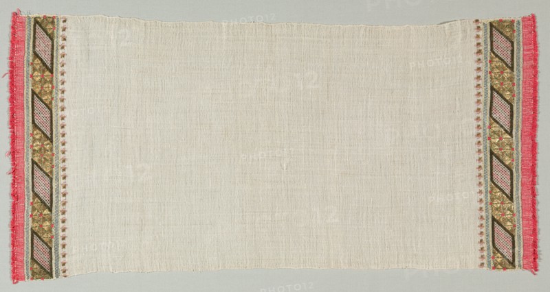 Embroidered Towel (Peshkir), 19th century. Creator: Unknown.