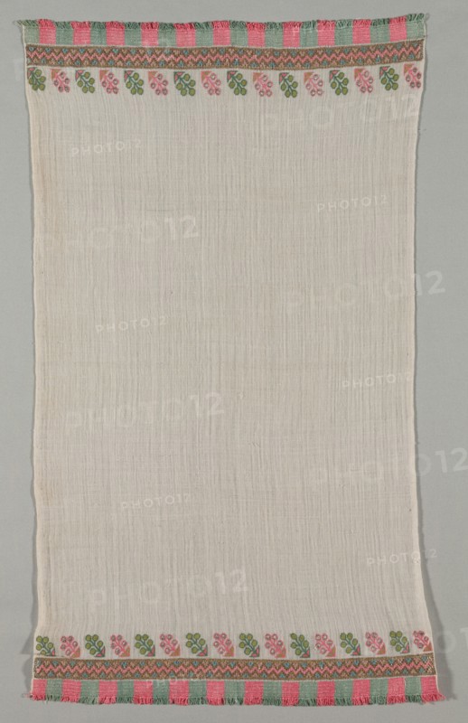 Embroidered Towel (Peshkir), 19th century. Creator: Unknown.