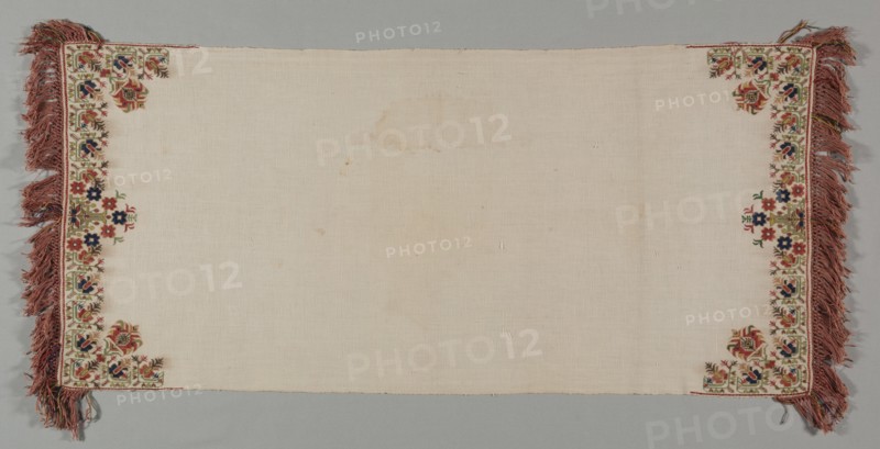 Embroidered Towel (Peshkir), 19th century. Creator: Unknown.