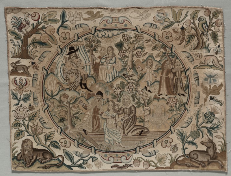 Embroidery au Petit Point, 1625 - 1649. Creator: Unknown.