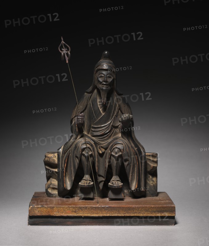 Enno Gyoja and Two Attendants (Enno Gyoja), 1615-1868. Creator: Unknown.