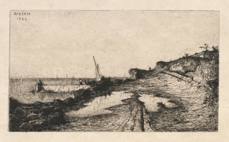 Environs of Carqueronne (Environs de Carqueronne), 1882. Creator: Adolphe Appian (French, 1818-1898).