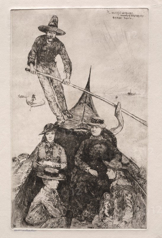 Etchings of Venice, 1881. Creator: Otto H. Bacher (American, 1856-1909).