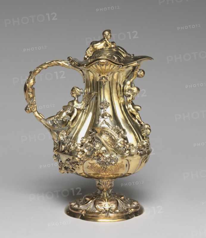 Ewer, c. 1845. Creator: Jean-Valentin Morel (French, 1794-1860); Jules Dieterle (French, 1811-1889); Jules Klagmann (French, 1810-1867).