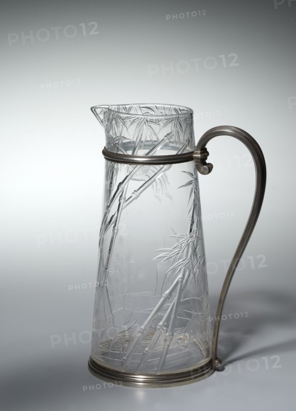 Ewer, c. 1880. Creator: Baccarat glasshouse (French).