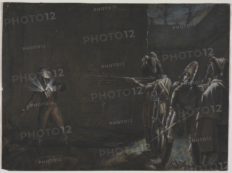 Execution of the Duke dEnghien, 21 March 1804, c. 1870. Creator: Anonymous.