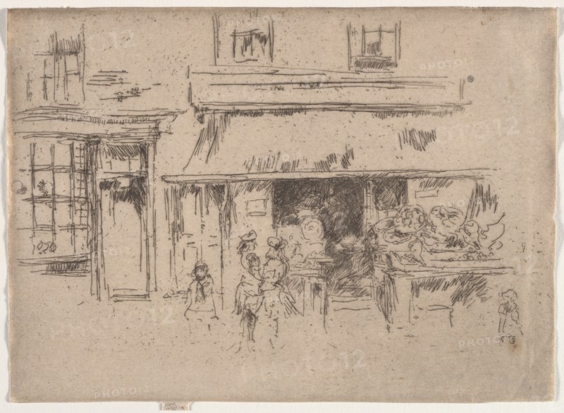 Exeter Street. Creator: James McNeill Whistler (American, 1834-1903).