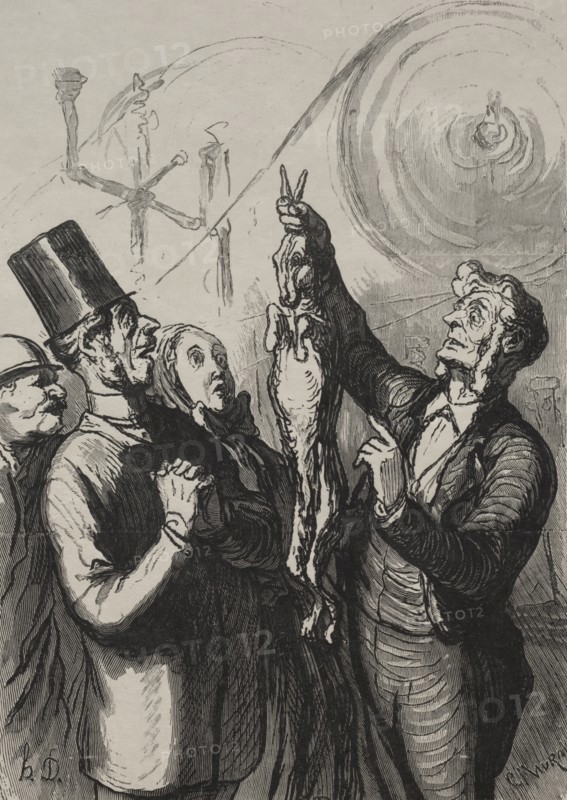 Exposition universelle: dans dix minutes vour aurez une gibelotte et un chapeau. Creator: Honoré Daumier (French, 1808-1879).