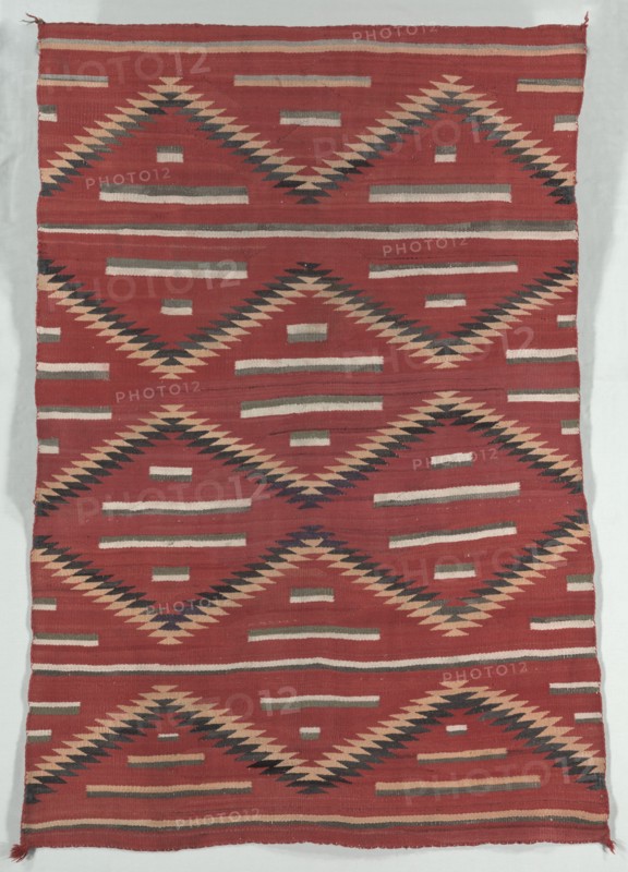 Eyedazzler Style Rug, c. 1890-1900. Creator: Unknown.