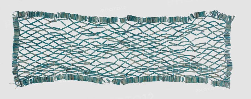 Faience Bead Net, Egypt, Late Period to Ptolemaic. Creator: Unknown.