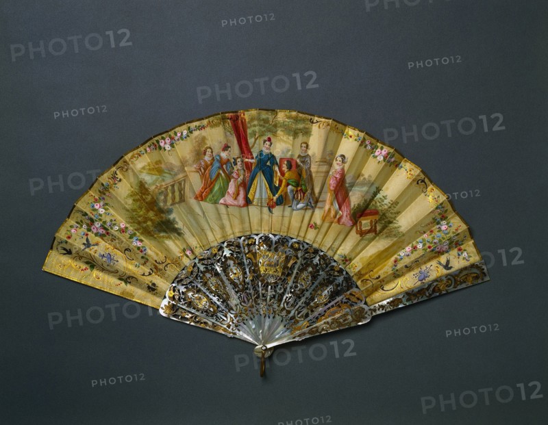 Fan, c. 1840. Creator: Unknown.