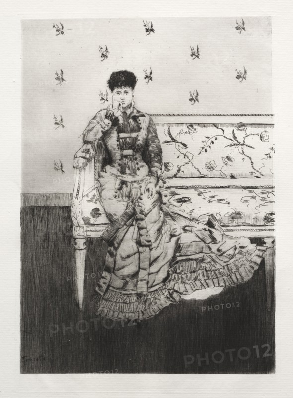 Fancy, 1877. Creator: Norbert Goeneutte (French, 1854-1894).