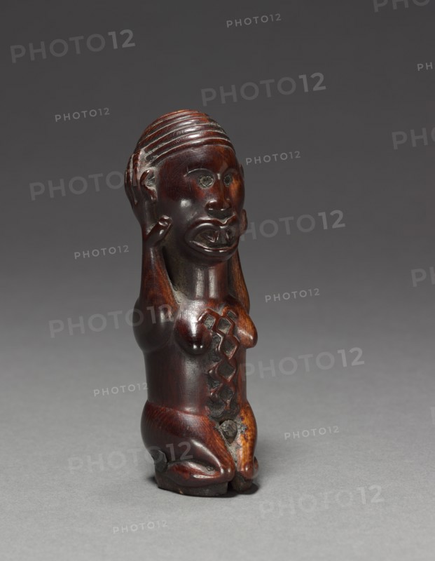 Female Figurine or Finial, late 1800s-early 1900s. Creator: Unknown.