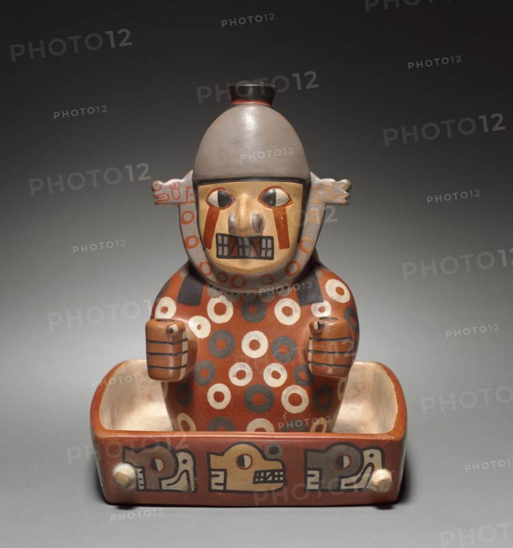 Figure in a Litter, 500-900. Creator: Unknown.