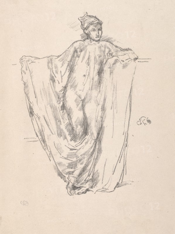 Figure Study. Creator: James McNeill Whistler (American, 1834-1903).