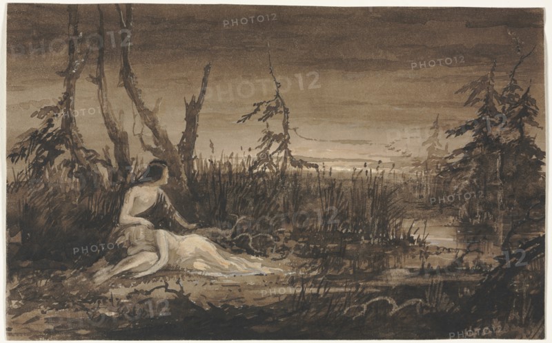 Figures in a Landscape. Creator: Francis Danby (British, 1793-1861).