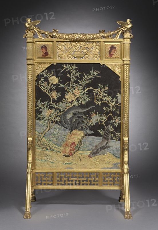 Fire Screen, c. 1878-80. Creator: Herter Brothers (American), firm of.