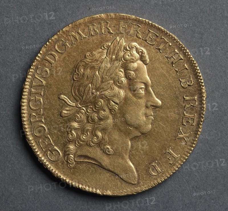 Five Guineas (obverse), 1716. Creator: Unknown.