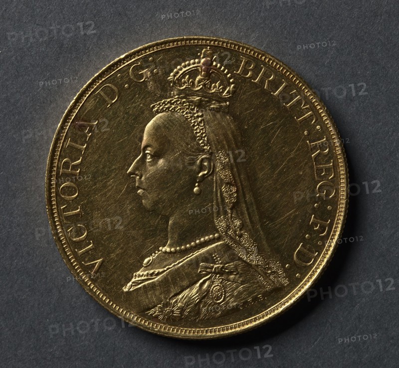 Five Pounds , 1887. Creator: Joseph Boehm (British, 1834-1890).