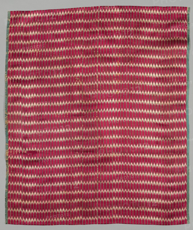 Fragment (Mashru: Textile made for Muslim Market), 1800s - early 1900s. Creator: Unknown.