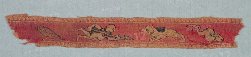 Fragment from a Child's Tunic: Clavus, 600s - 700s. Creator: Unknown.