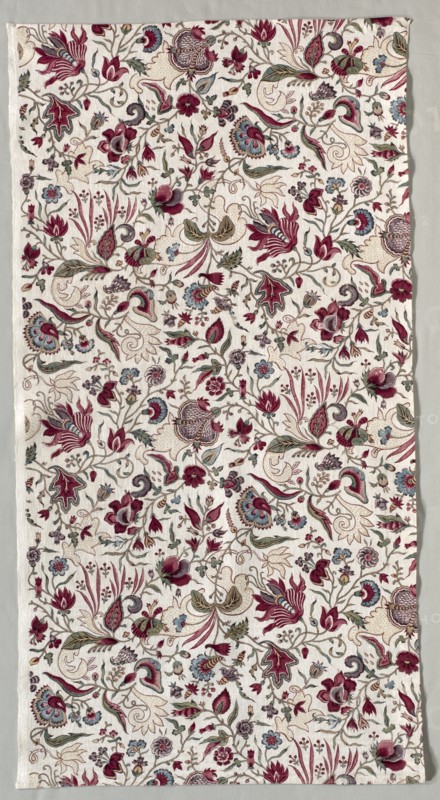 Fragment of a Quilted Skirt, c. 1785. Creator: Unknown.
