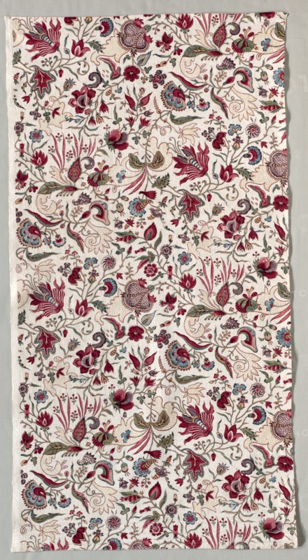Fragment of a Quilted Skirt, c. 1785. Creator: Unknown.