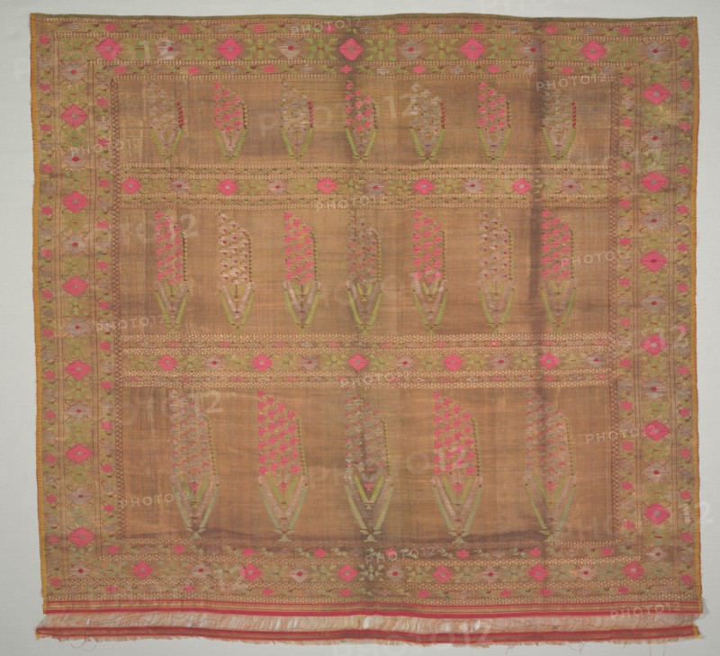 Fragment of a Sari, 1700s - 1800s. Creator: Unknown.