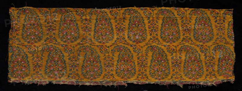 Fragment of a Shawl, 1800s. Creator: Unknown.