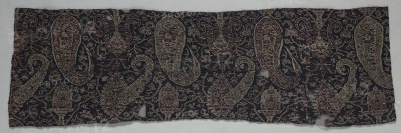 Fragment of a Shawl, 1800s. Creator: Unknown.
