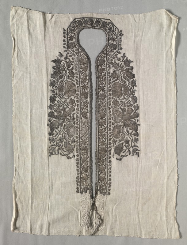 Fragment of a Shirt Front, 19th century. Creator: Unknown.