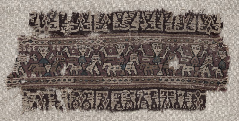 Fragment of an Ornamental Band, 800s. Creator: Unknown.