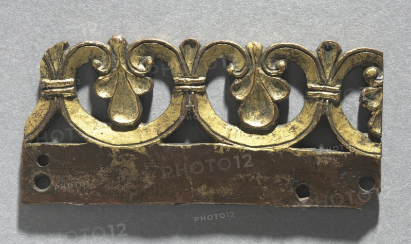 Fragment of an Ornamental Crest from a Reliquary Shrine, c. 1165-1180. Creator: Unknown.