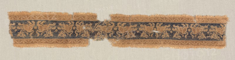 Fragment of Band or Border, 6th century. Creator: Unknown.