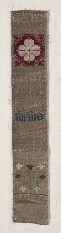 Fragment of Border, 1300s - 1400s. Creator: Unknown.