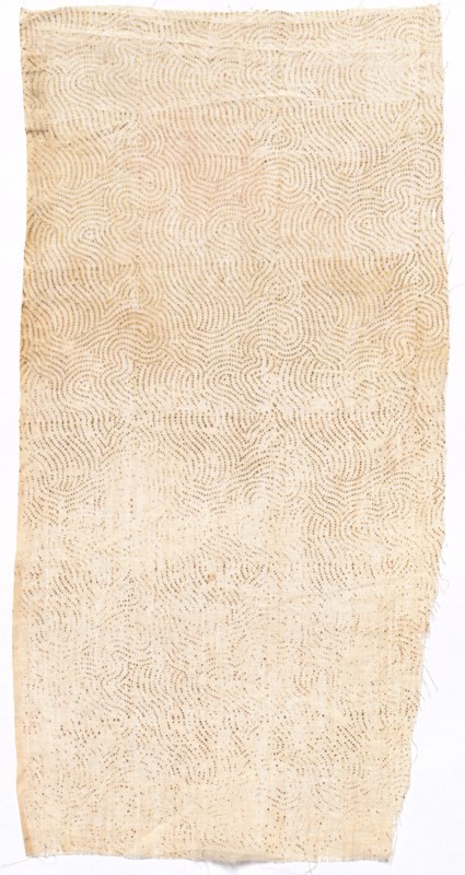 Fragment of Draped Court Apparel, 1700s. Creator: Unknown.