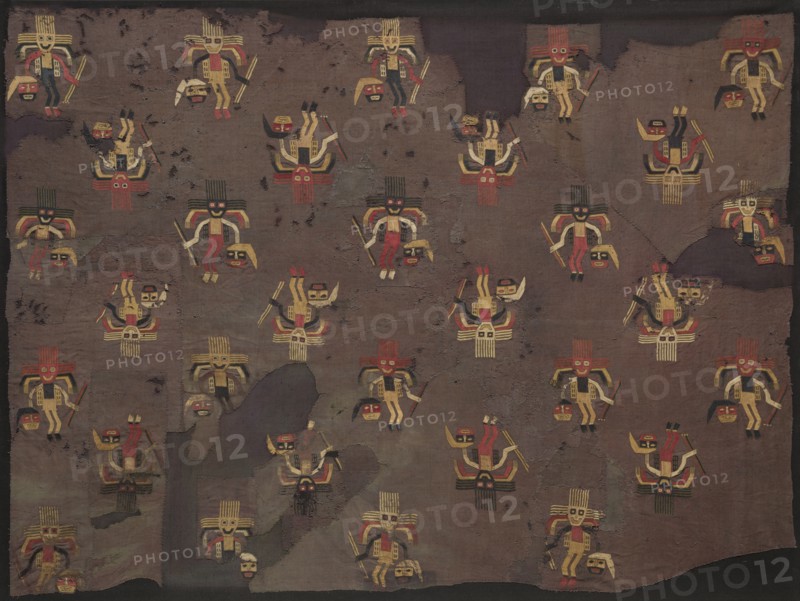 Fragment of Embroidered Cloth, c. 300-100 B.C.. Creator: Unknown.