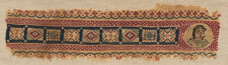 Fragment, an Ornamental Band, 500s. Creator: Unknown.