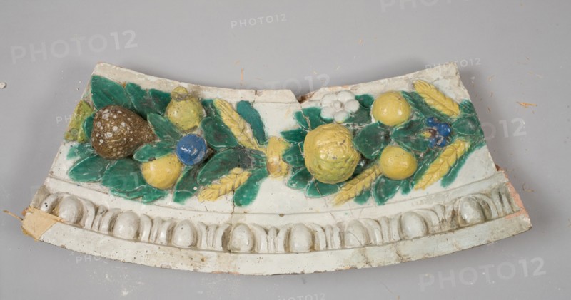 Fragment, c. 1900-1910. Creator: Benedetto Buglioni (Italian, 1461-1521).