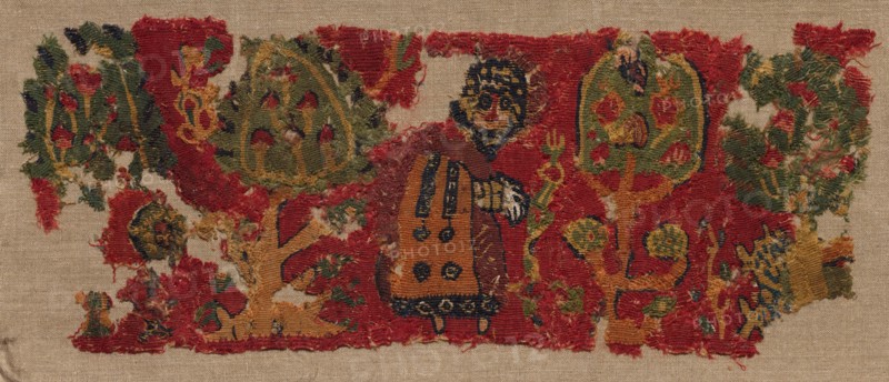 Fragment, Probably a Border from the Hem of a Tunic, 800s (?). Creator: Unknown.