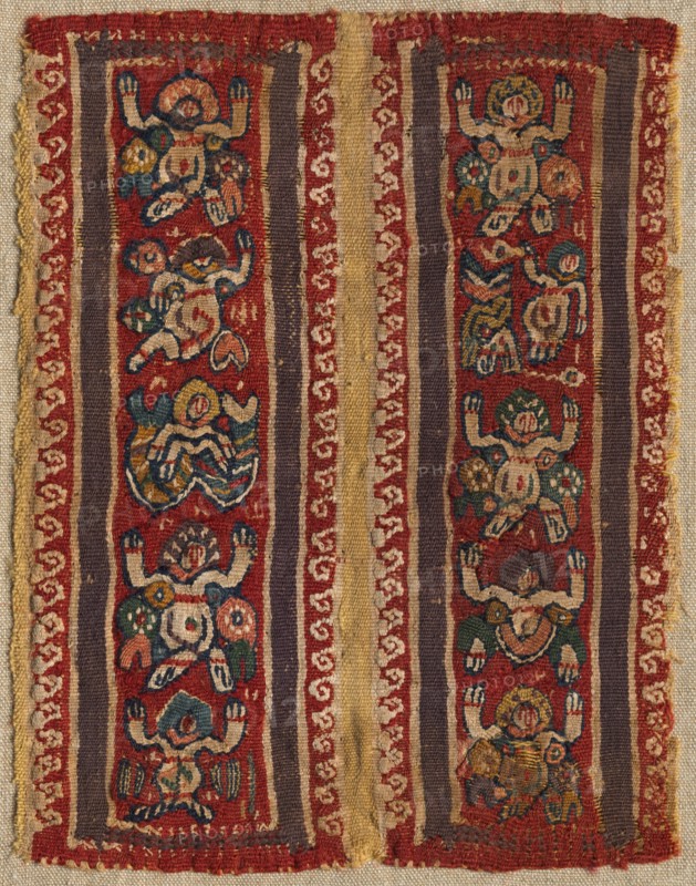 Fragment, Sleeve Ornament of a Tunic, 400s - 600s. Creator: Unknown.