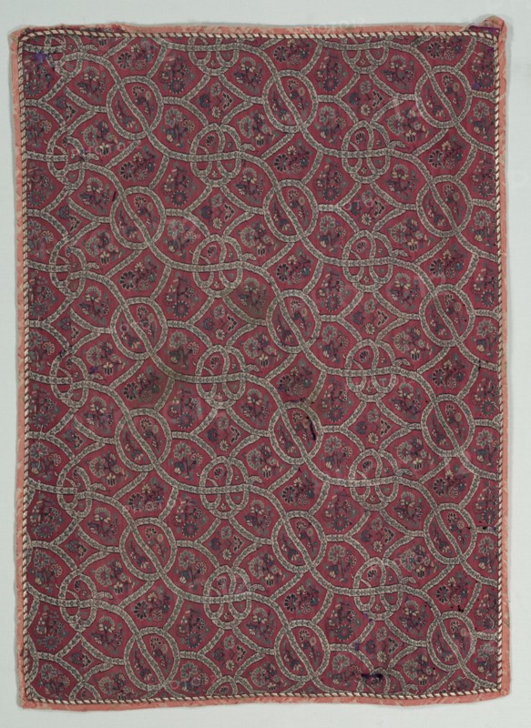 Fragment, Snakes and Flowers, 1790-1810. Creator: Unknown.