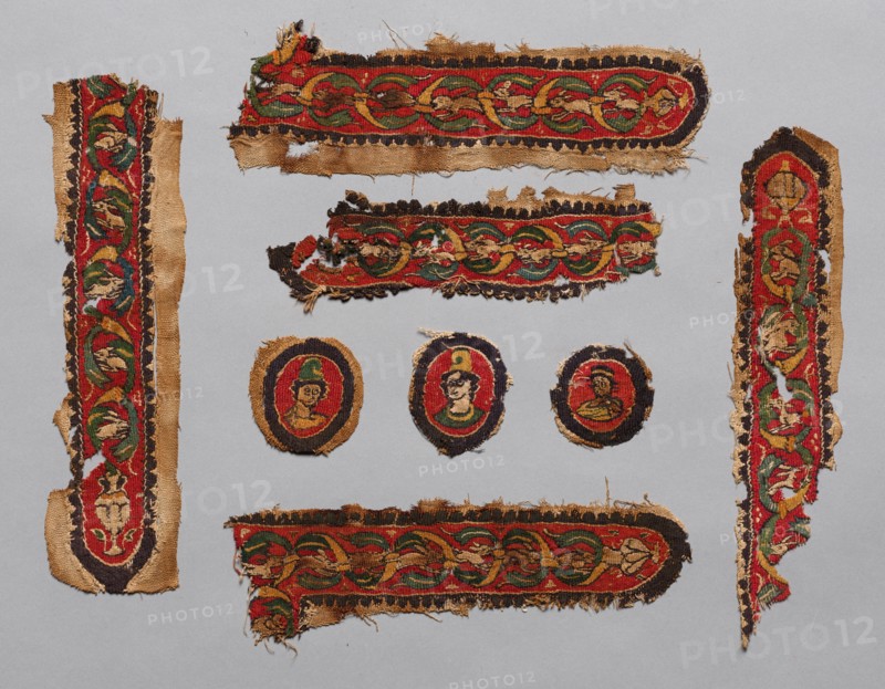 Fragments from a Tunic, 500s - 1500s. Creator: Unknown.