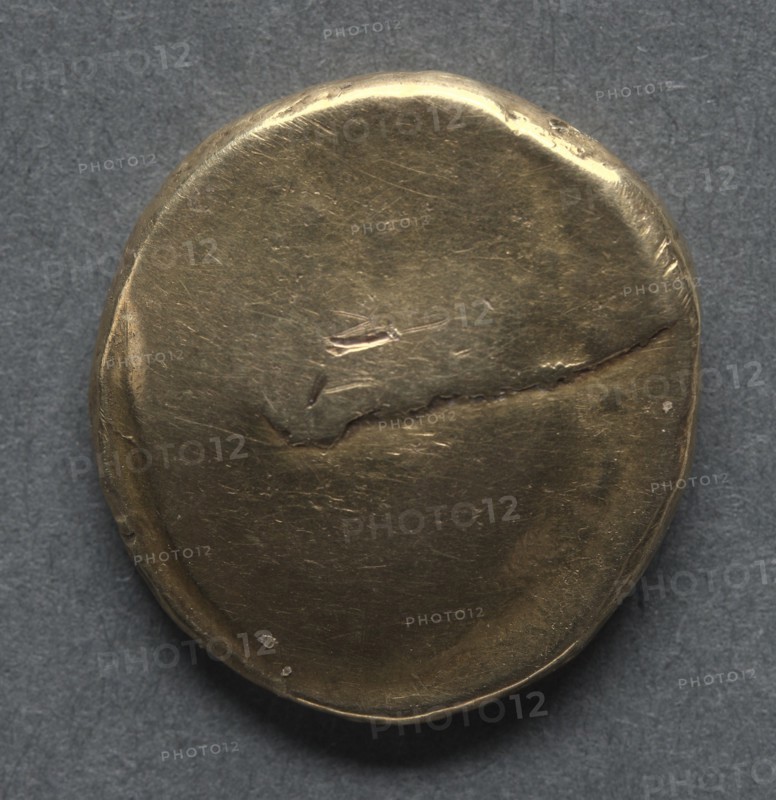 Gallo-Belgic type E (known as the Morini type) Stater (reverse), c. 57-45 B.C.. Creator: Unknown.
