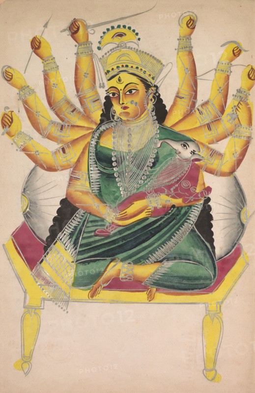 Ganesha-Janani (Mother of Ganesh), 1800s. Creator: Unknown.